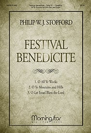 Festival Benedicite SATB Singer's Edition cover Thumbnail